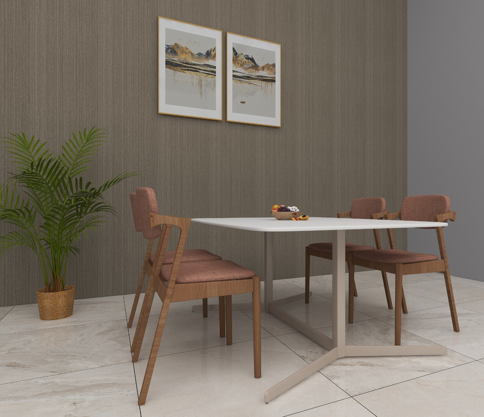 BH Engineered Modern Dining Set - Buildhub