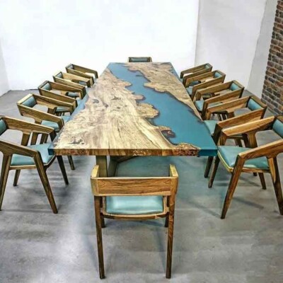 River Epoxy Dining Table