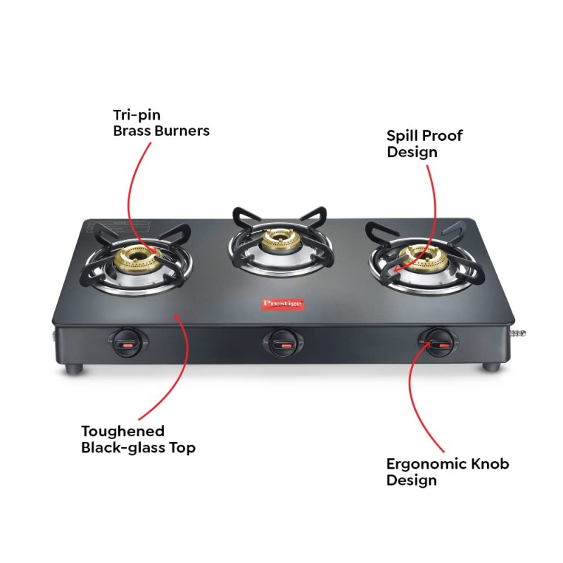 Prestige Magic Plus 3 BRNR Gas Stove Buildhub