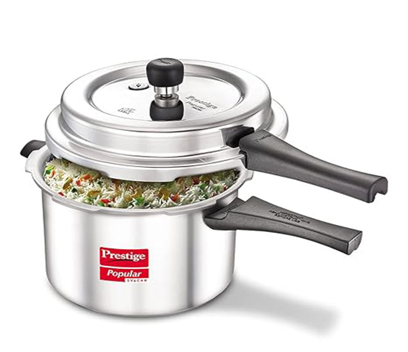 Prestige Popular Svachh Outer Lid Pressure Cooker, 5L Buildhub