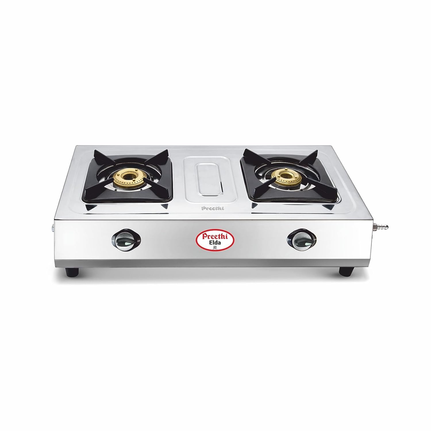 Preethi ELDA Stainless Steel 2 Burner Gas Stove Buildhub