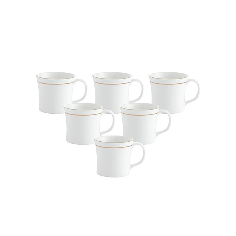 Clay Craft Tea Set 110 Gold Line (16 PCs) BuildHUB