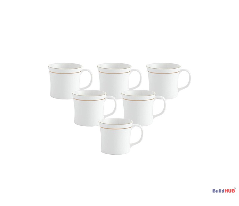 Clay Craft Tea Set 110 Gold Line (16 PCs) BuildHUB