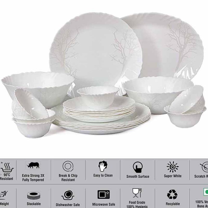 Cello Imperial Dinner Set Deco (21 PCs) BuildHUB
